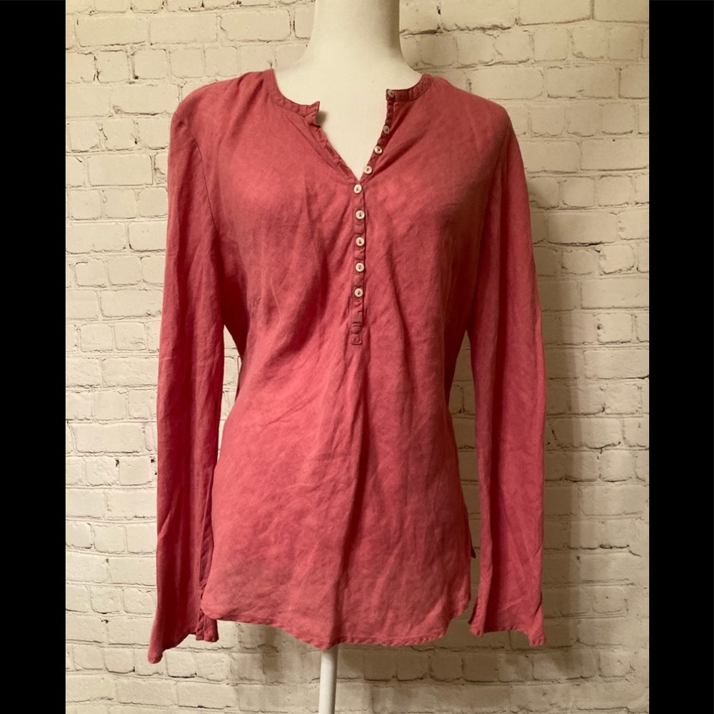 Banana Republic Linen Tunic Top:Size XL - Salmon Color